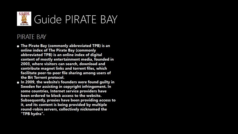 pirate bay app for windows